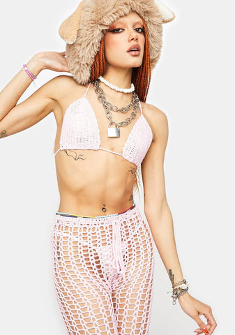Summer Stunner Crochet Pants Set