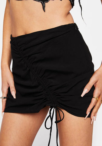 Onyx Cute Status Ruched Skort