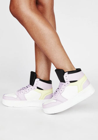 Lilac Starting Line Sneakers