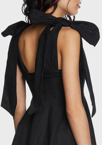 Noir Pure Intentions Mini Dress