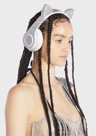 Billionaire Bling Cat Ear Headphones
