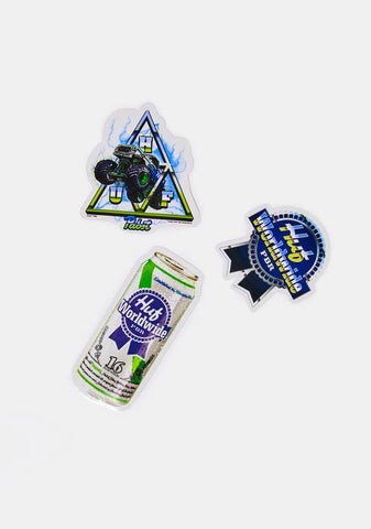 HUF X PBR Sticker Pack