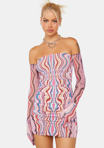 Multi Wave Danni Mini Dress