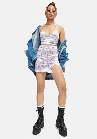 Sakura Blossom Wren Mini Skirt