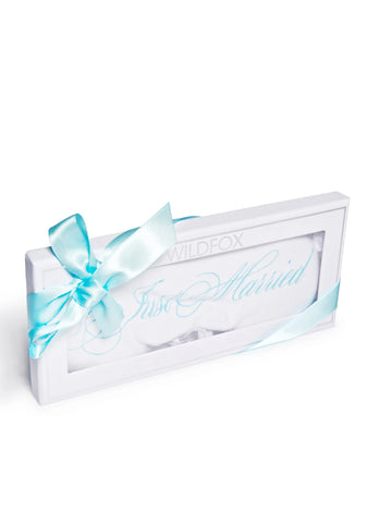 Just Married Eye Mask
