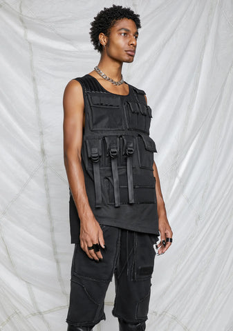 Synth Unisex Tactical Pocket Top