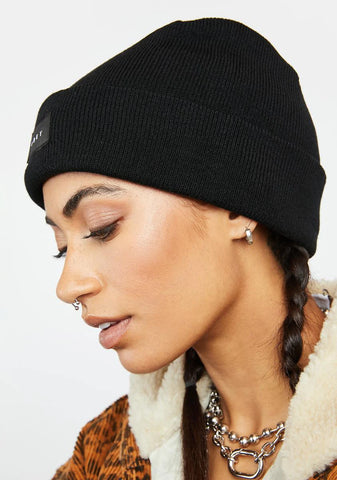 Black Virgil Beanie