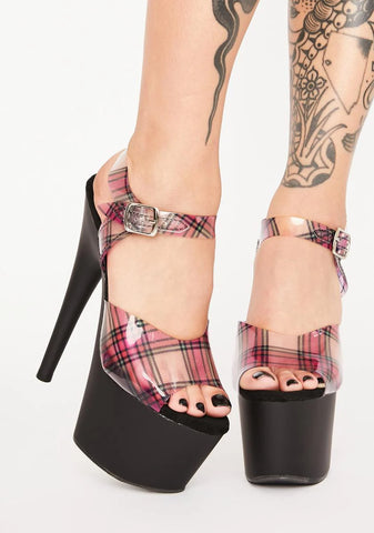 Way Harsh Platform Heels