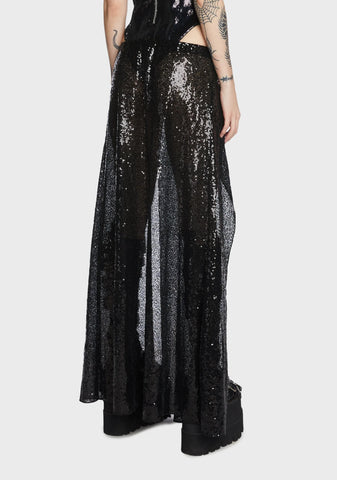 Alien Encounter Sequin Skirt