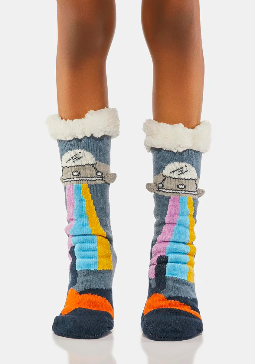 UFO Real Slipper Socks