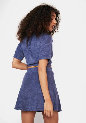 All The Feels Terry Skirt Set