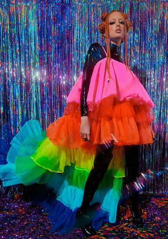 Just Dance High-Low Maxi Dress