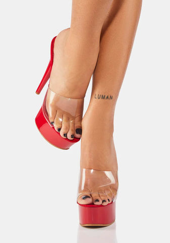 Lover Kiss It Better Platform Heels