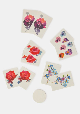 Tiny Floral Tattoo Tin