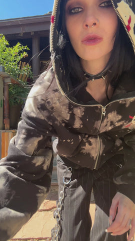 Vile Voorhees Mask Zip-Up Hoodie