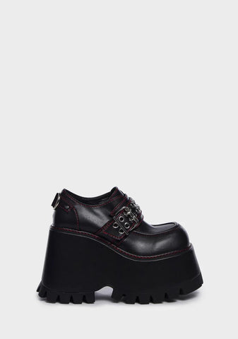 Swear Word Platform Loafers