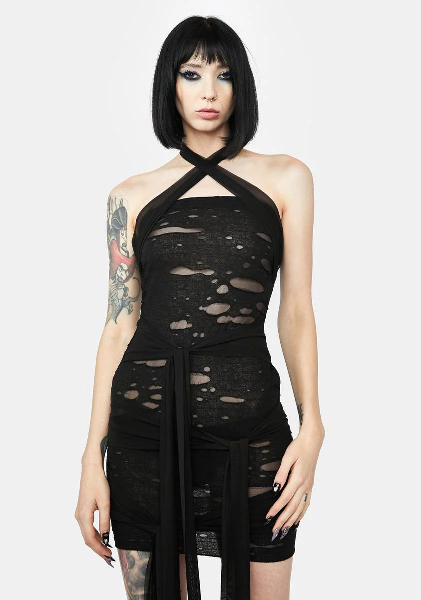 Stop The Sass Mini Dress