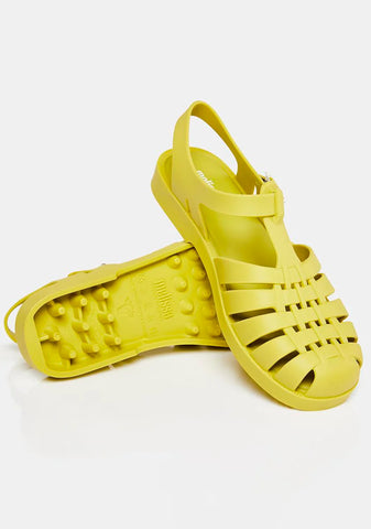 Light Green Possession Jelly Sandals
