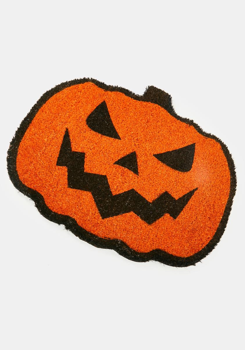 Carve A Smile Pumpkin Doormat