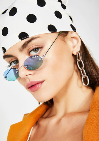 Sky Clout Queen Pierced Sunglasses