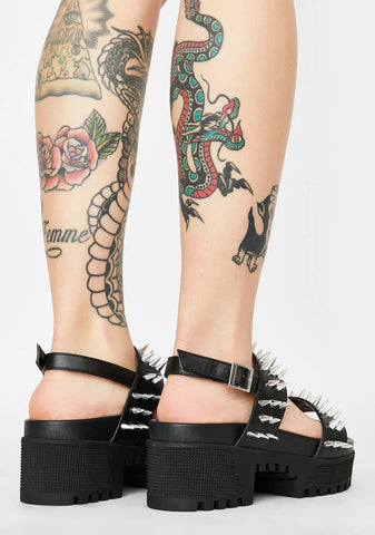 Total Annihilation Spiked Sandals