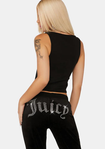 Liquorice Small Bling Tank Top