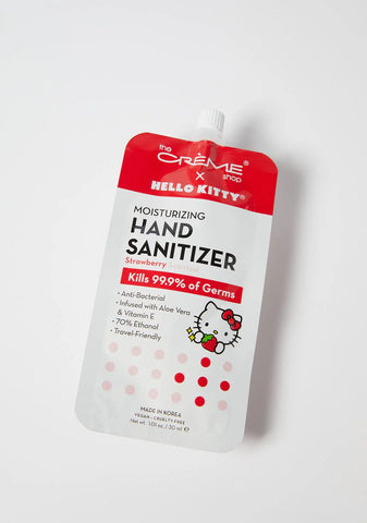Strawberry Hello Kitty Sanitizer In Pouch