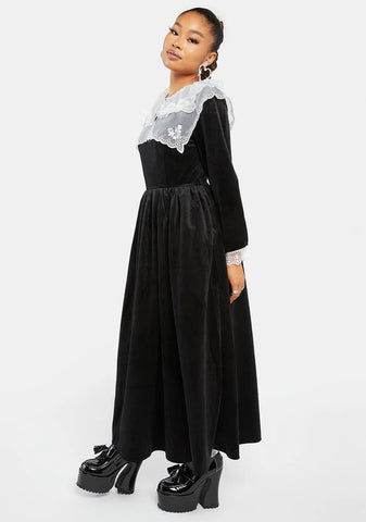 Eris Velvet Maxi Dress