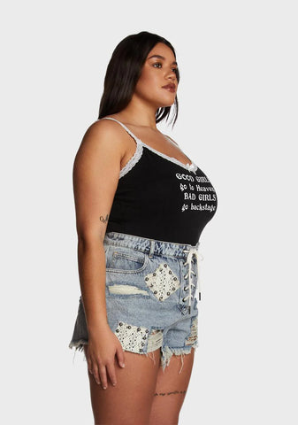 Plus Backstage Bandit Graphic Tank