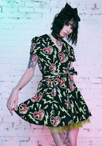 Electric Love Fit N' Flare Dress