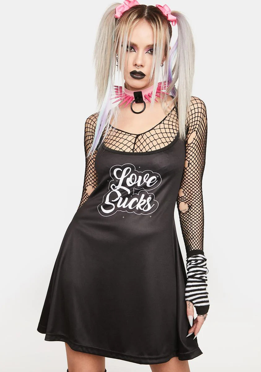 Love Sucks Tank Dress