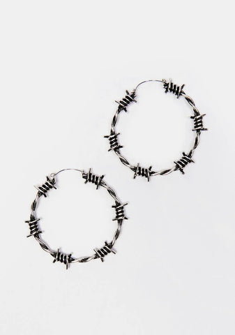 Stuck On You Hoop Earrings