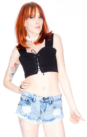 Evil Twin Cross To Bear Bustier