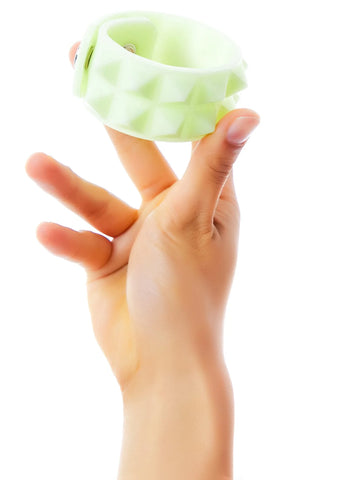 Luxor Double Pyramid Rubber Bracelet