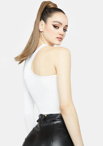 Angel Don't Blame Me Asymmetrical Top