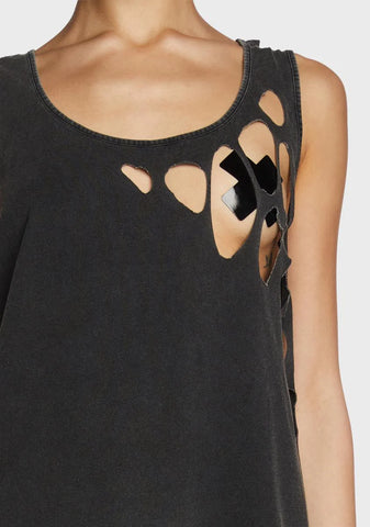 Echo Unisex Cut-Out Tank Top