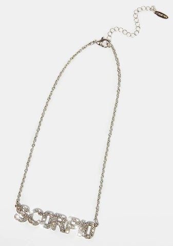 Sparkle Like A Scorpio Rhinestone Necklace