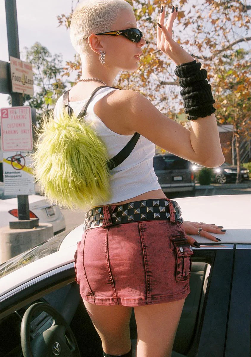 Ur Under My Skin Denim Skort