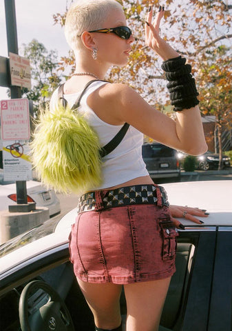 Ur Under My Skin Denim Skort