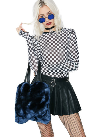 Soft Touch Furry Tote