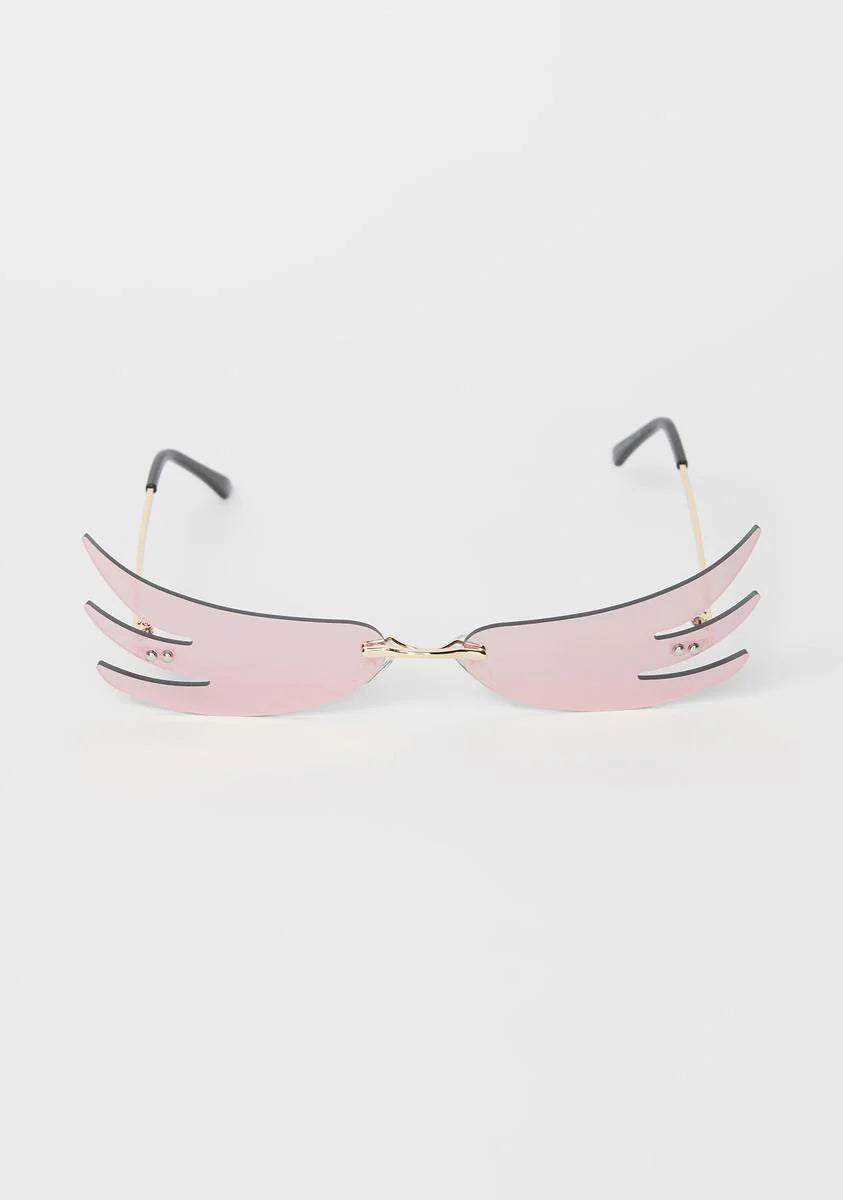 Bubblegum Above The Clouds Wing Sunglasses