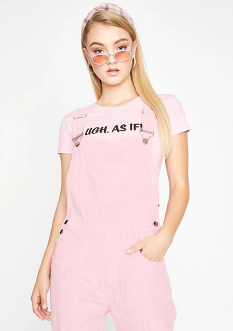 Simple Stunner Corduroy Overalls