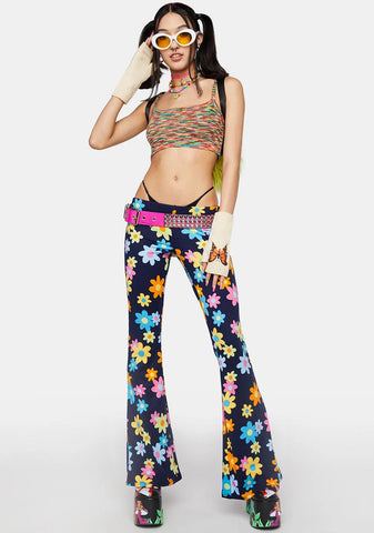 Bouncing Back Floral Flares