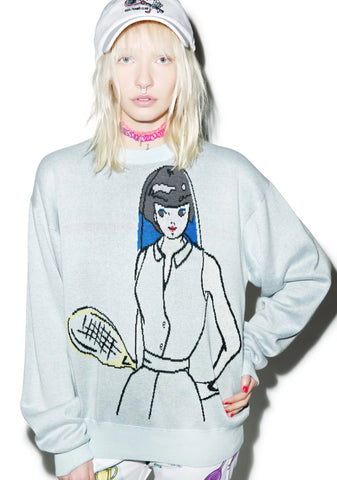 40Love Knit Crew - Light Pink