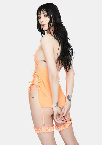 Sweet Seductress Babydoll Chemise Set