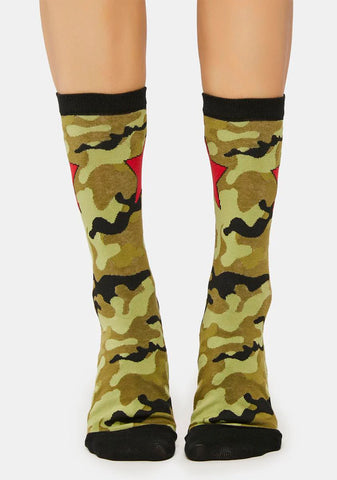 Untimely Premonition Crew Socks
