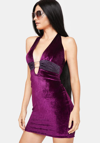 Magical Love After Love Velvet Mini Dress