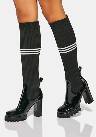 Stuck On You Chunky Boots