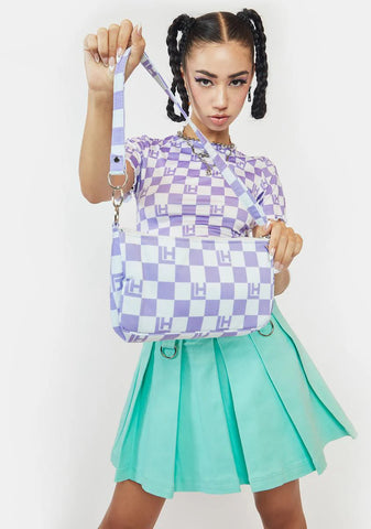 LH Vichy Checkered Baguette