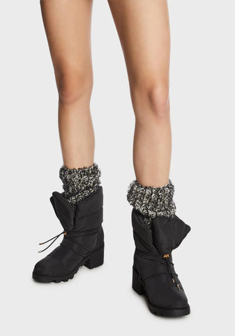 Noir No Stylist Needed Snow Boots